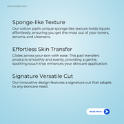 Water Saving Cotton Pads