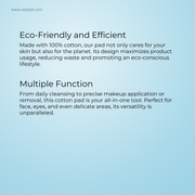 Water Saving Cotton Pads